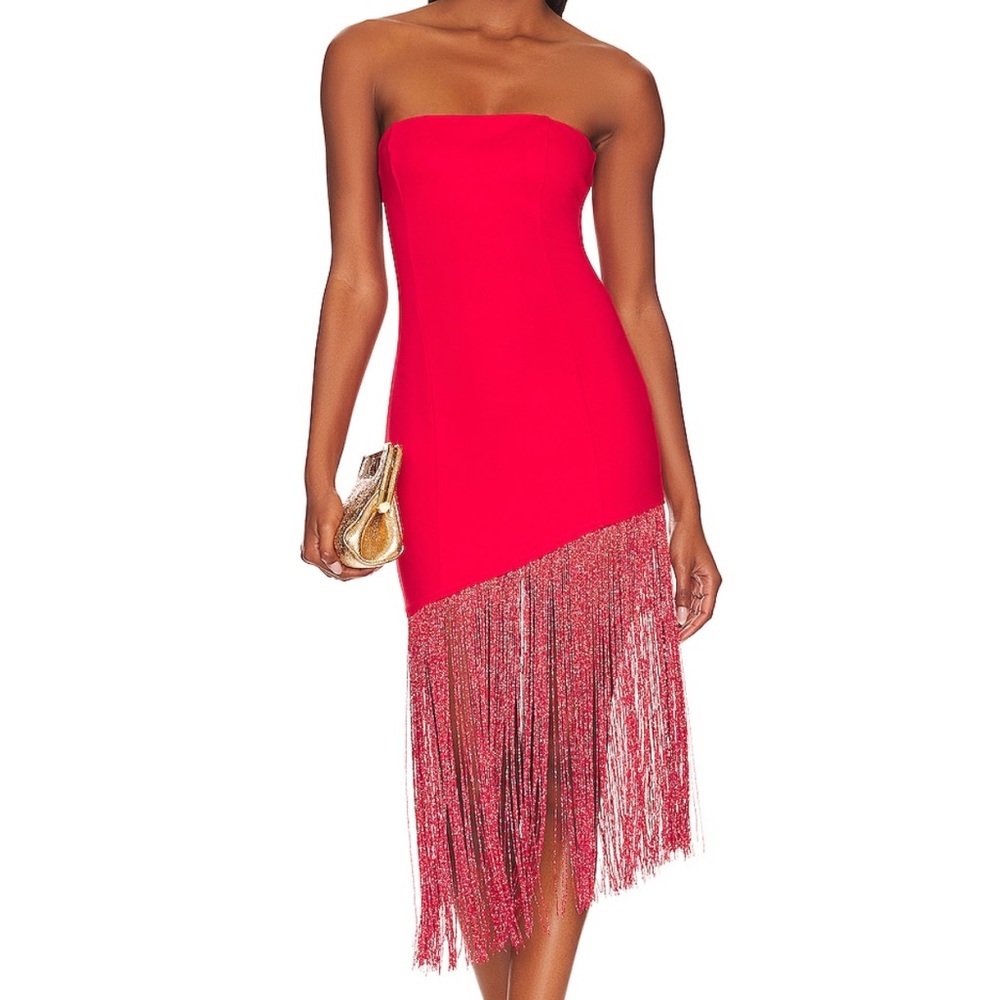 Superdown red mini dress